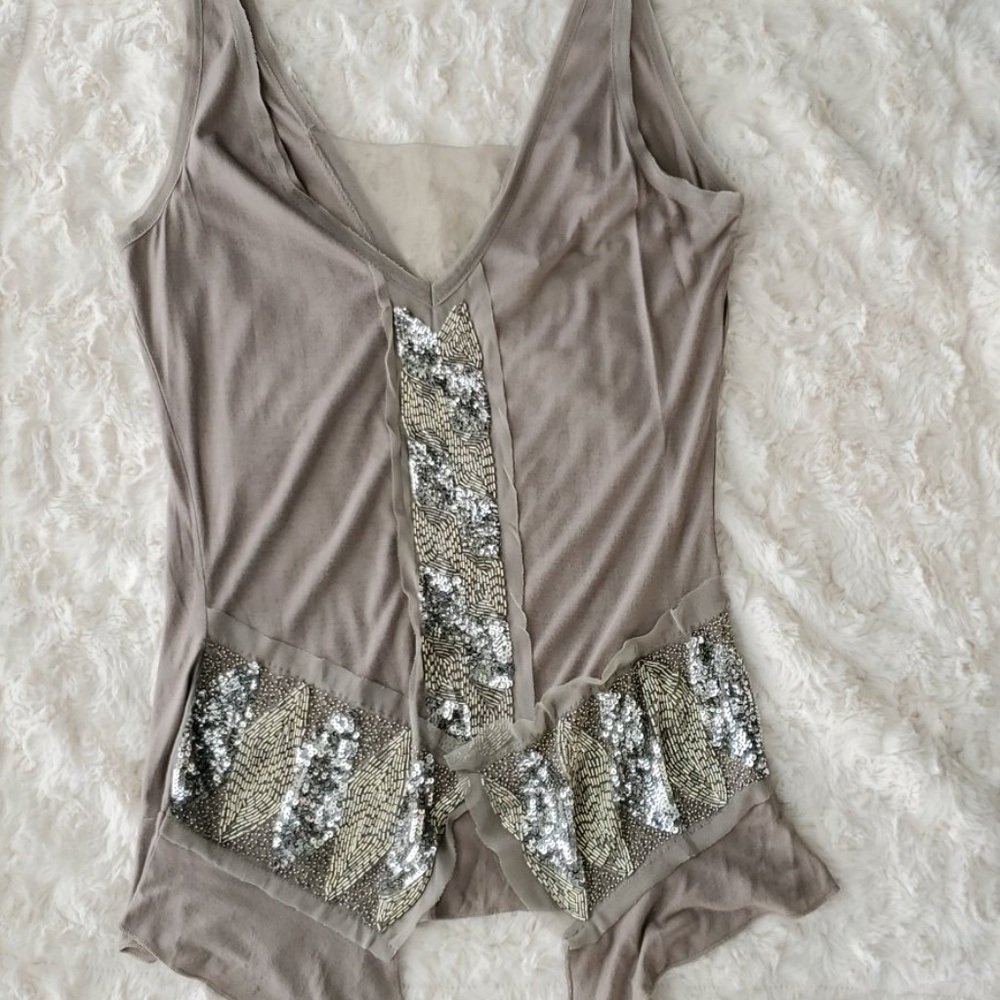 Spiegel Plunging V Neck Tank